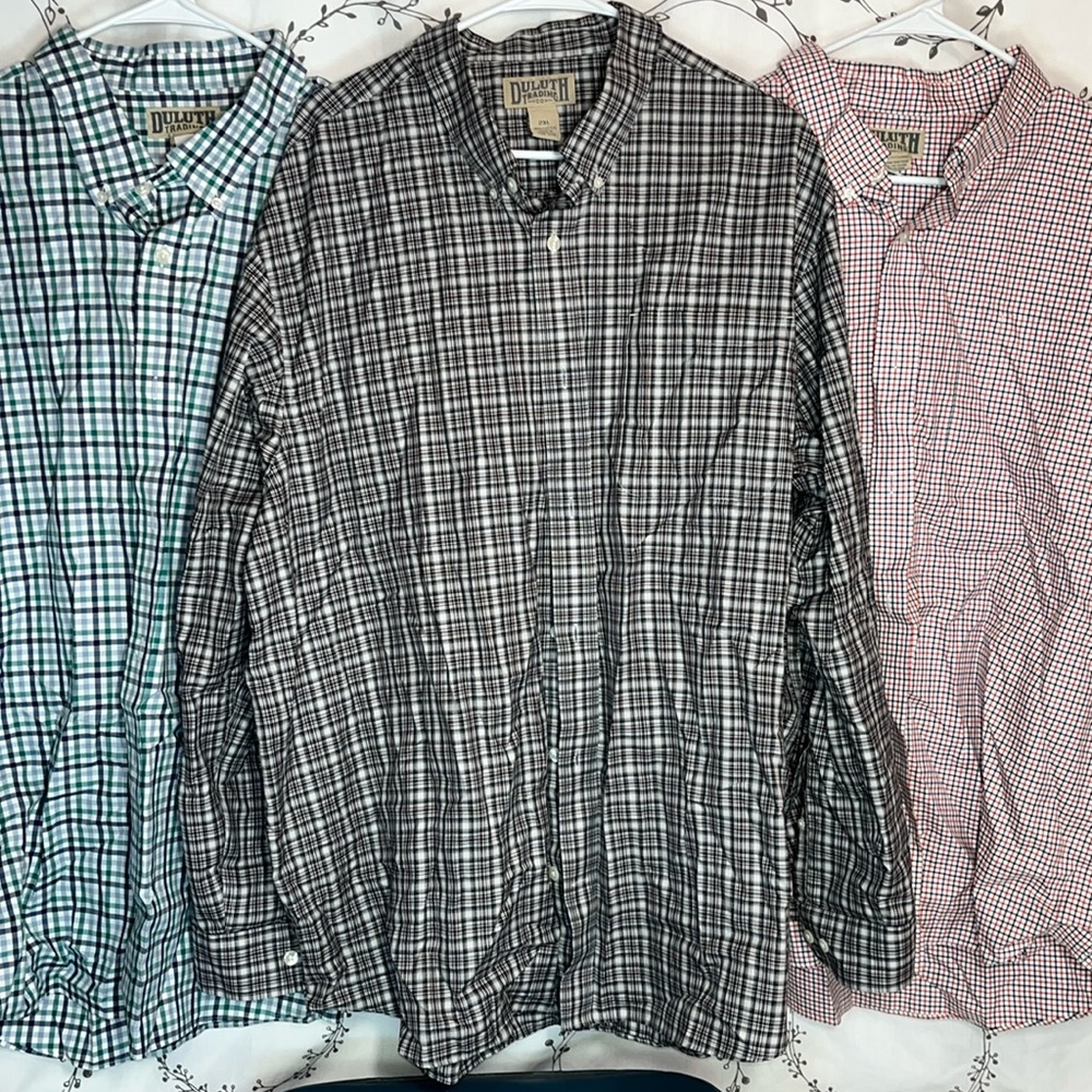 3 - Duluth Trading Men’s Button Up Shirts - sz2XL